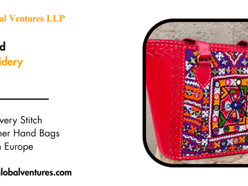 Leather Hand Bags Embroidery in Europe